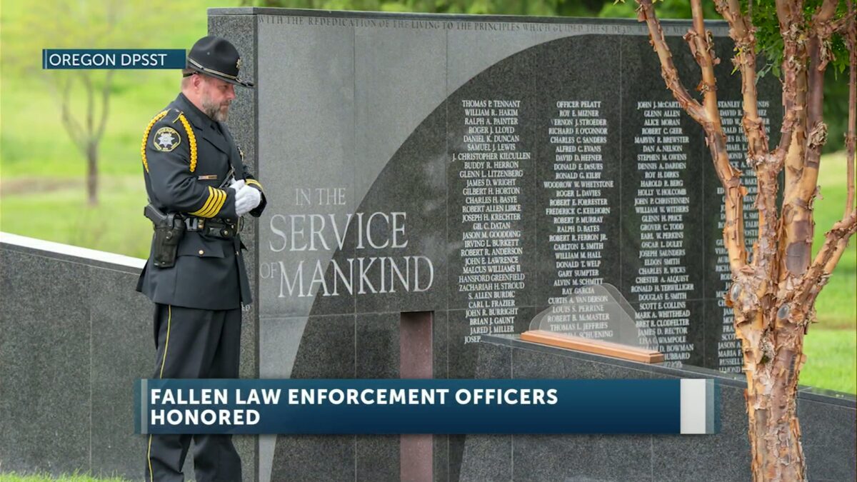 Oregon Law Enforcement Memorial Ceremony honors 199 fallen officers