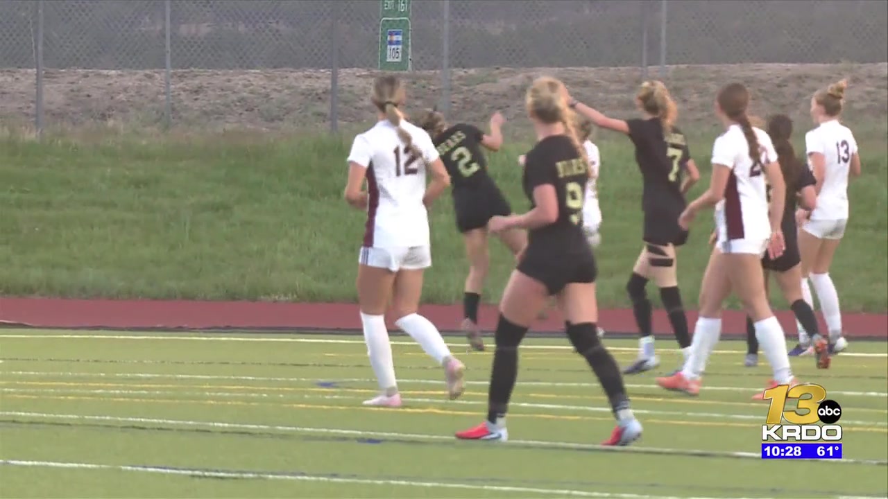 The Palmer Ridge girls soccer team took on Windsor in the Class 4A playoffs