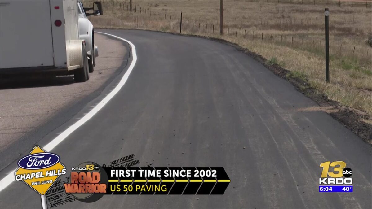 U.S. 50 construction: 10 miles of new asphalt underway in Pueblo County