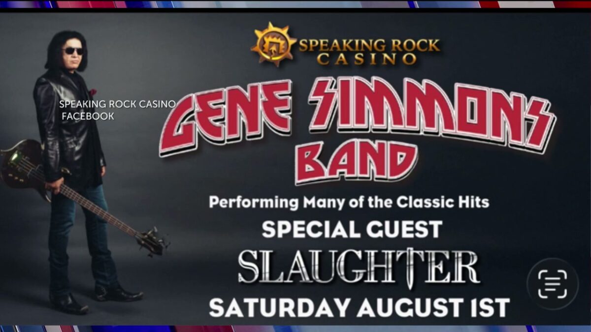 Gene Simmons coming to Speaking Rock in August