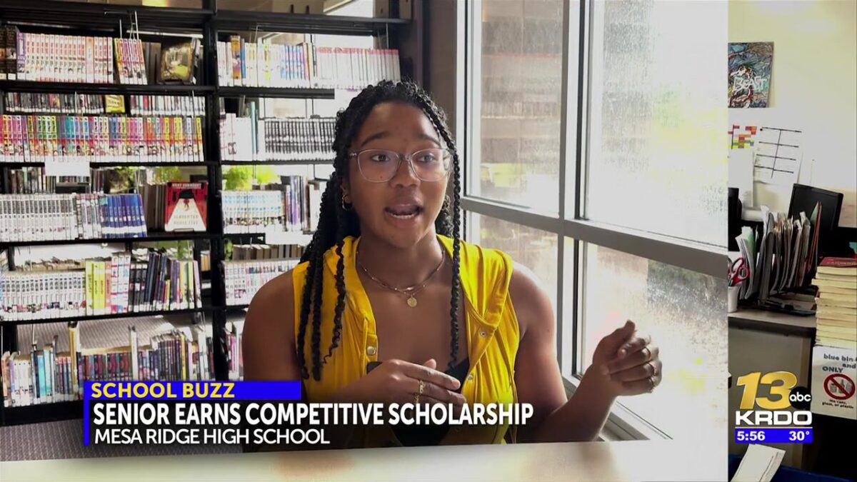 The School Buzz: Mesa Ridge HS senior wins prestigious full-ride Boettcher Scholarship