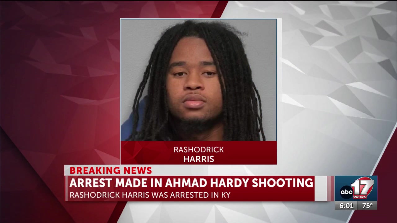 Arrest made in Ahmad Hardy shooting