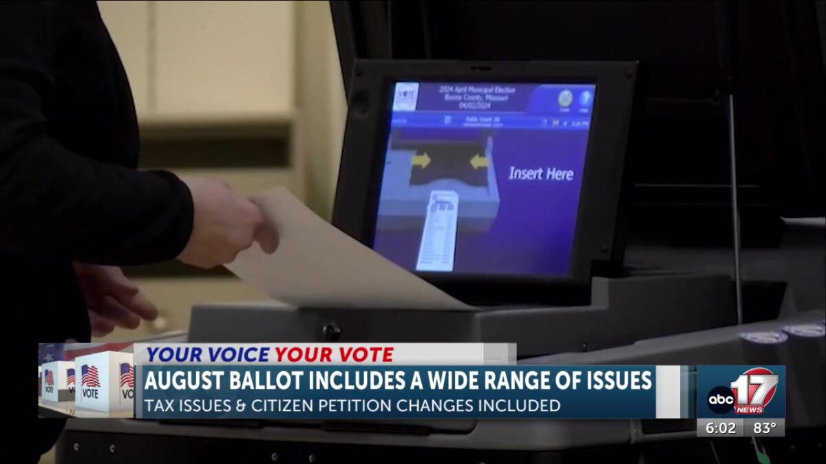 August ballot packed with issues