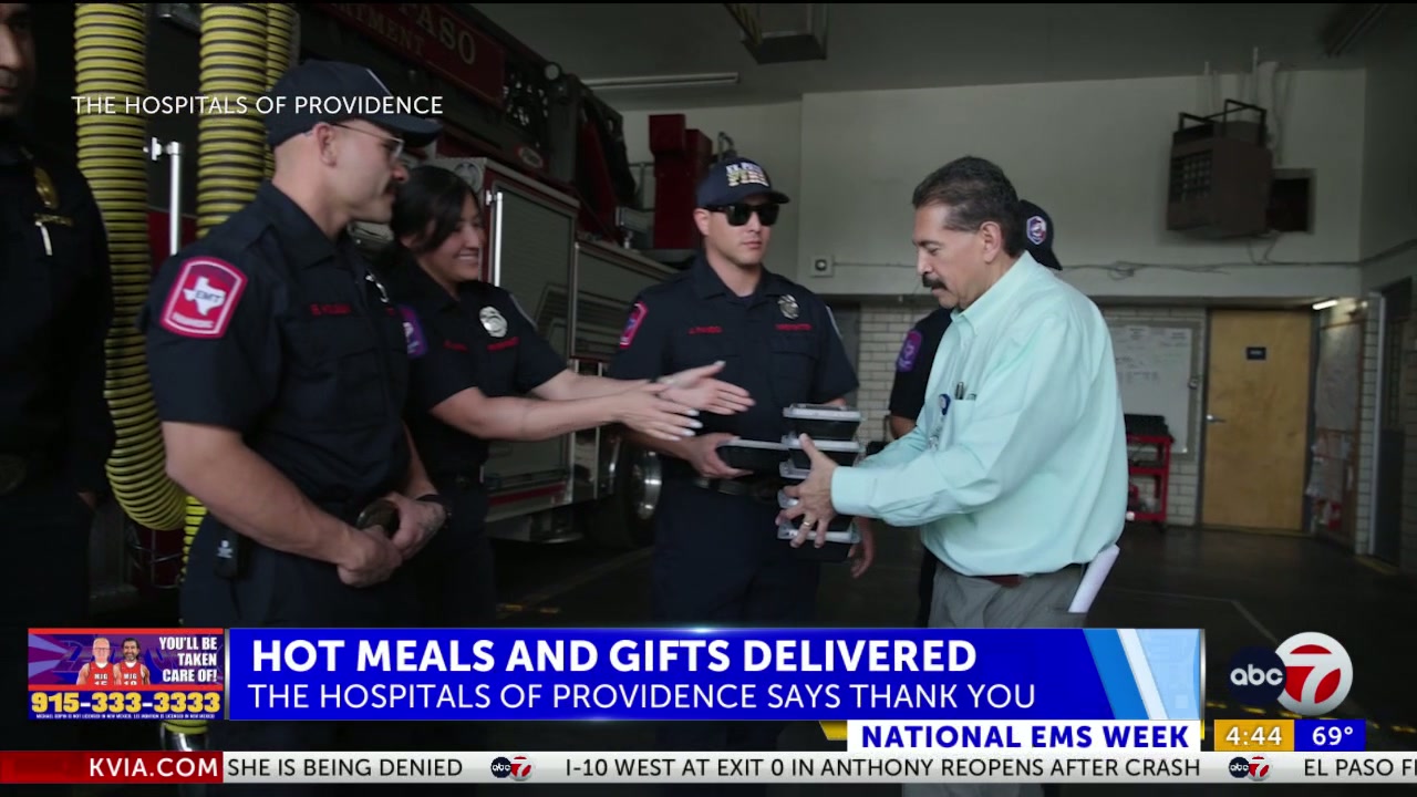 El Paso firefighters receive free meals for National EMS Week