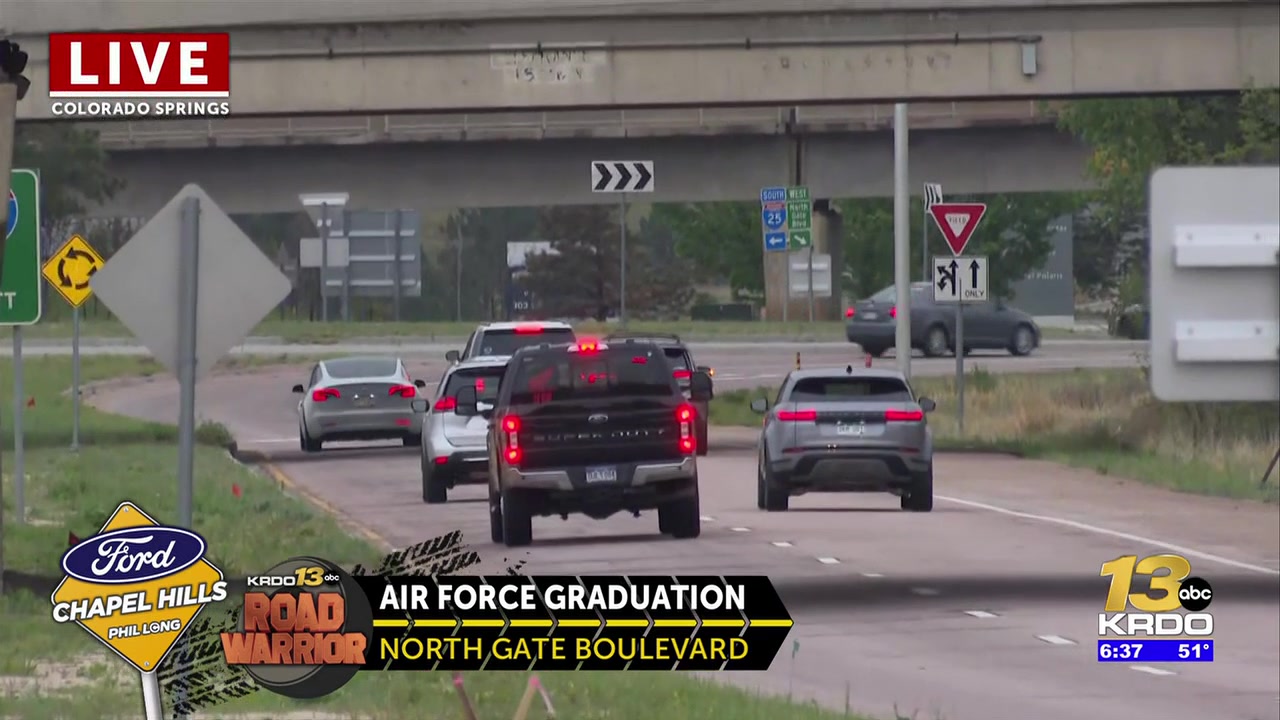 KRDO 13’s ‘The Road Warrior’ to monitor traffic for AFA graduation