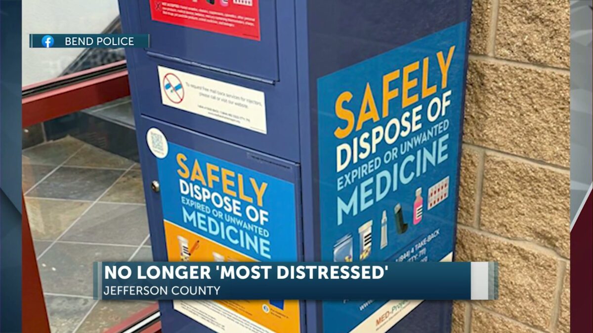 Drop-off kiosk available at Bend Police Station for unused medications