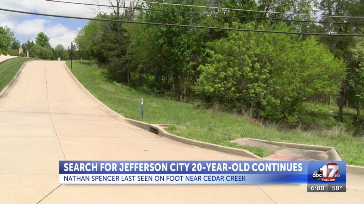 Search continues for missing 20-year-old Jefferson City man