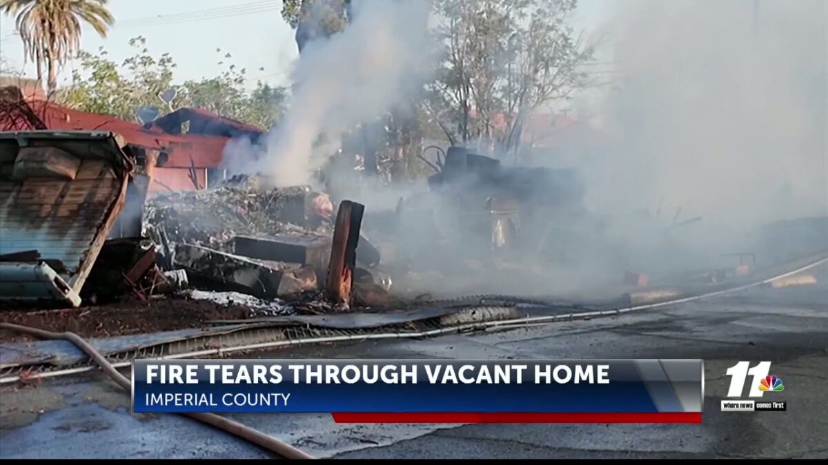 Fire tears through abandoned home in Westmorland