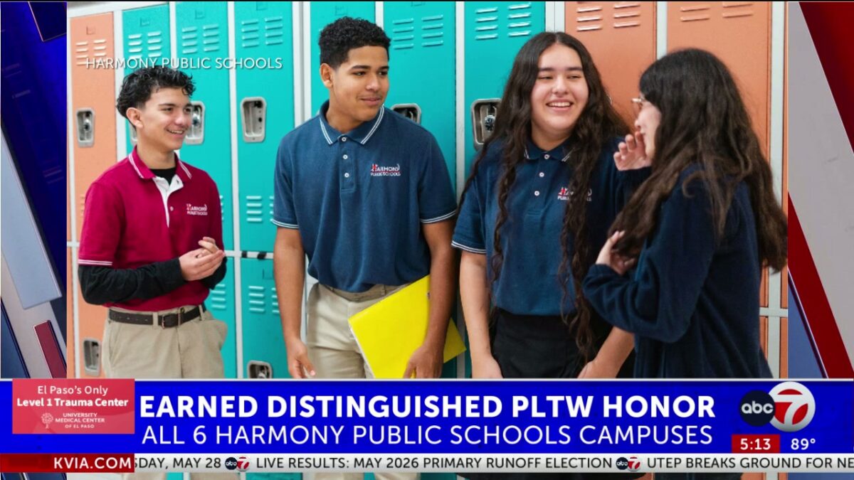 All El Paso Harmony Public Schools recognized for commitment to STEM learning