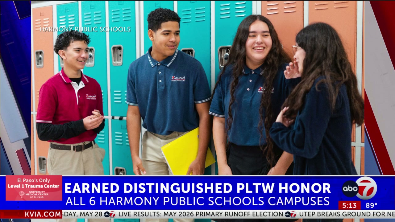 All El Paso Harmony Public Schools recognized for commitment to STEM learning