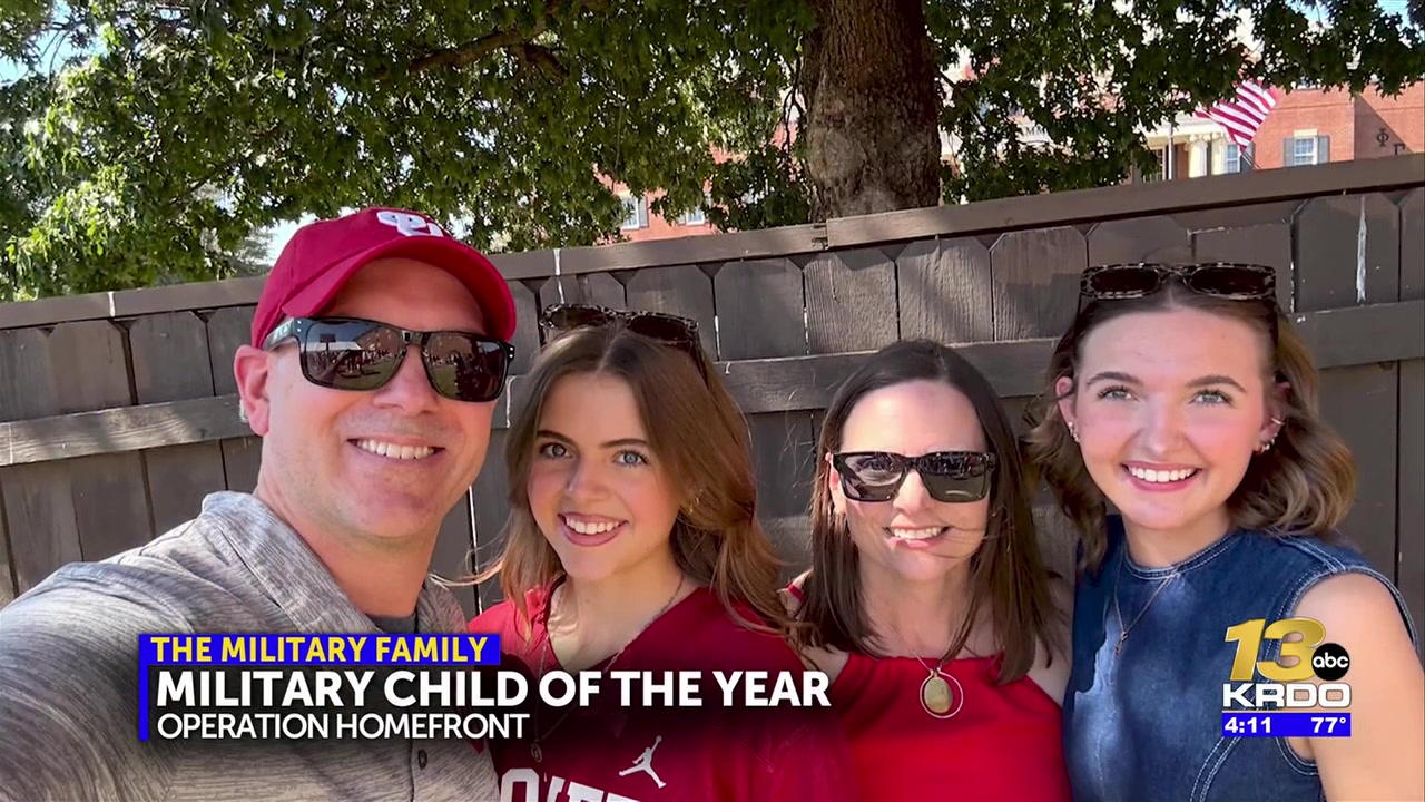 THE MILITARY FAMILY: Colorado Springs student honored as Military Child of the Year