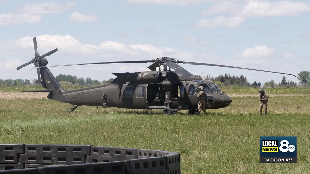 Blackhawk Helicopter at American Heritage Charter School