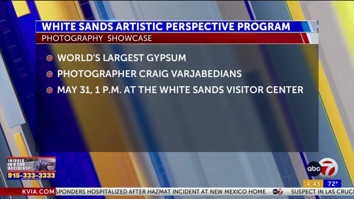 White Sands to showcase Santa Fe photographer’s ‘perspectives on the dunefield’
