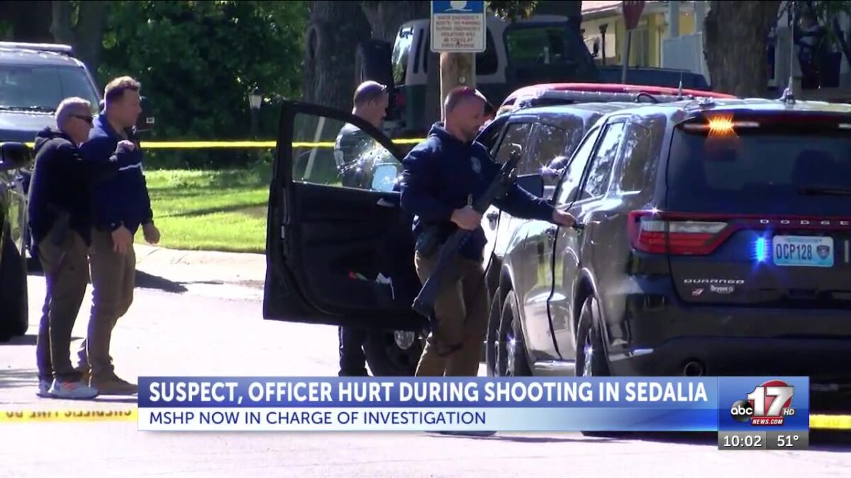 Sedalia officer shoots suspect during chase