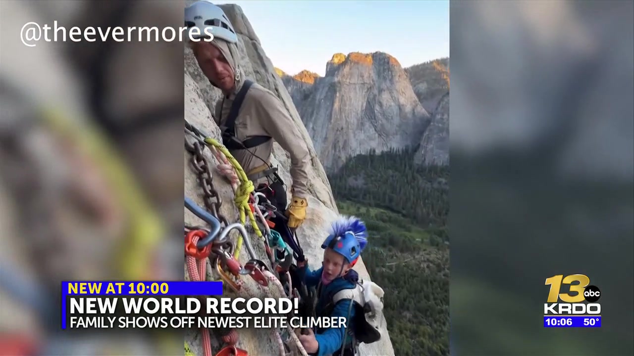 7yr-old breaks brothers’ record and becomes the youngest person ever to summit El Capitan