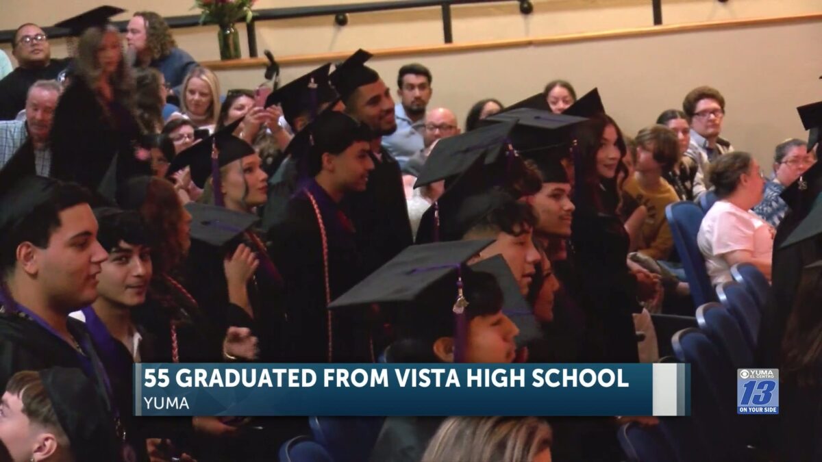 55 Lobos graduate from Vista High School in Yuma