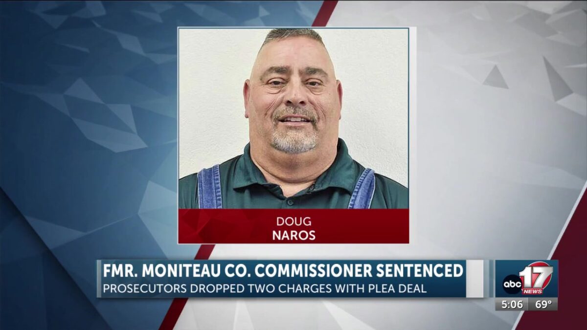 Former Moniteau County commissioner gets probation for stealing