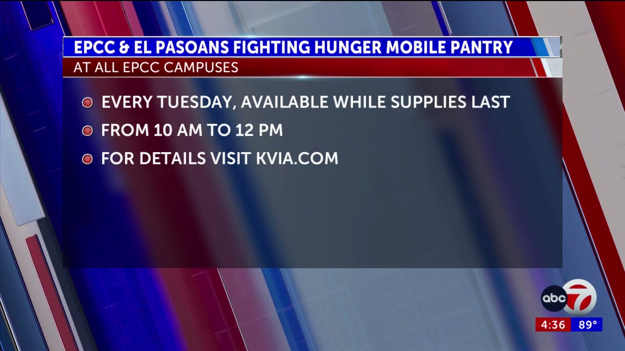 EPCC rolls out free grocery pick up schedule for June through November