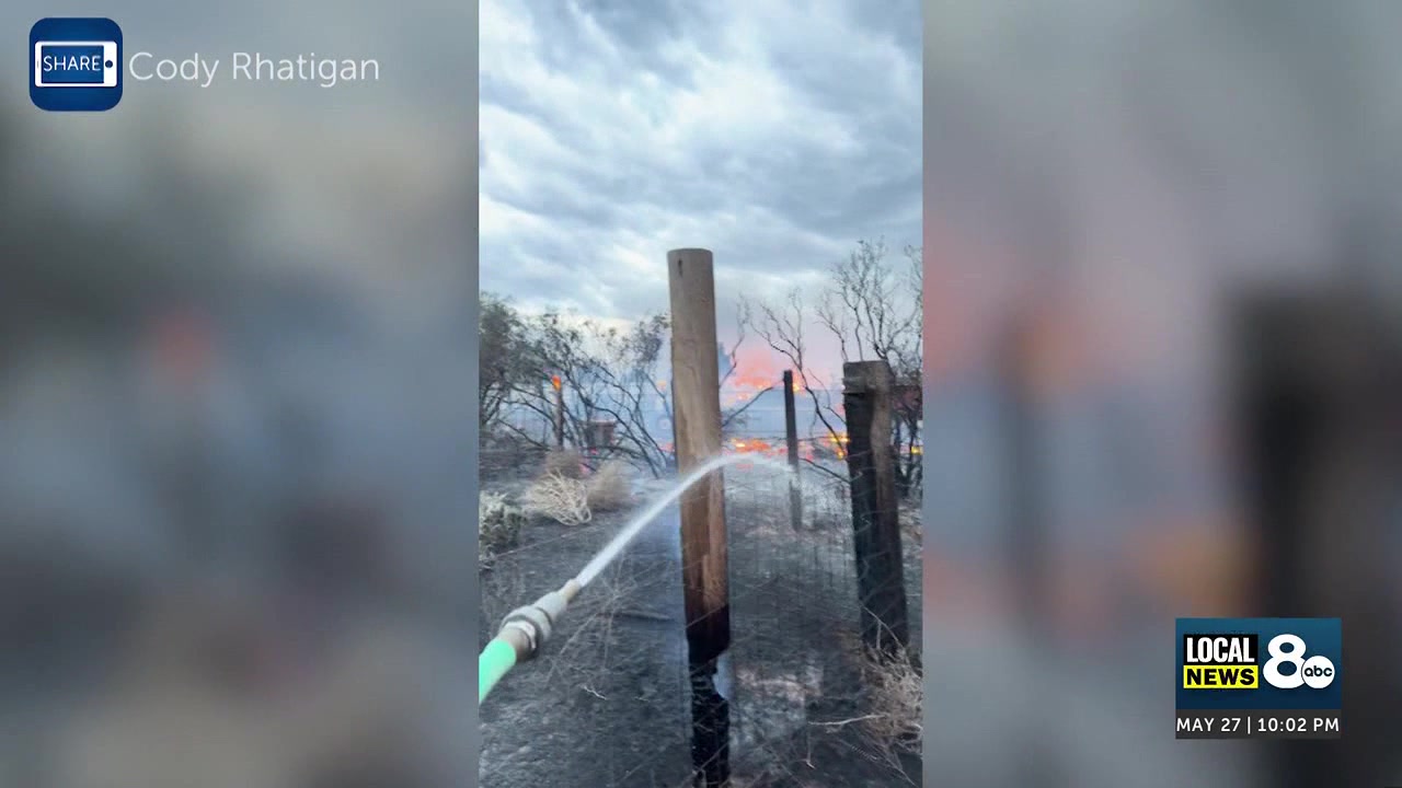 ISU student describes harrowing fight to save his house in Mountain Home fire
