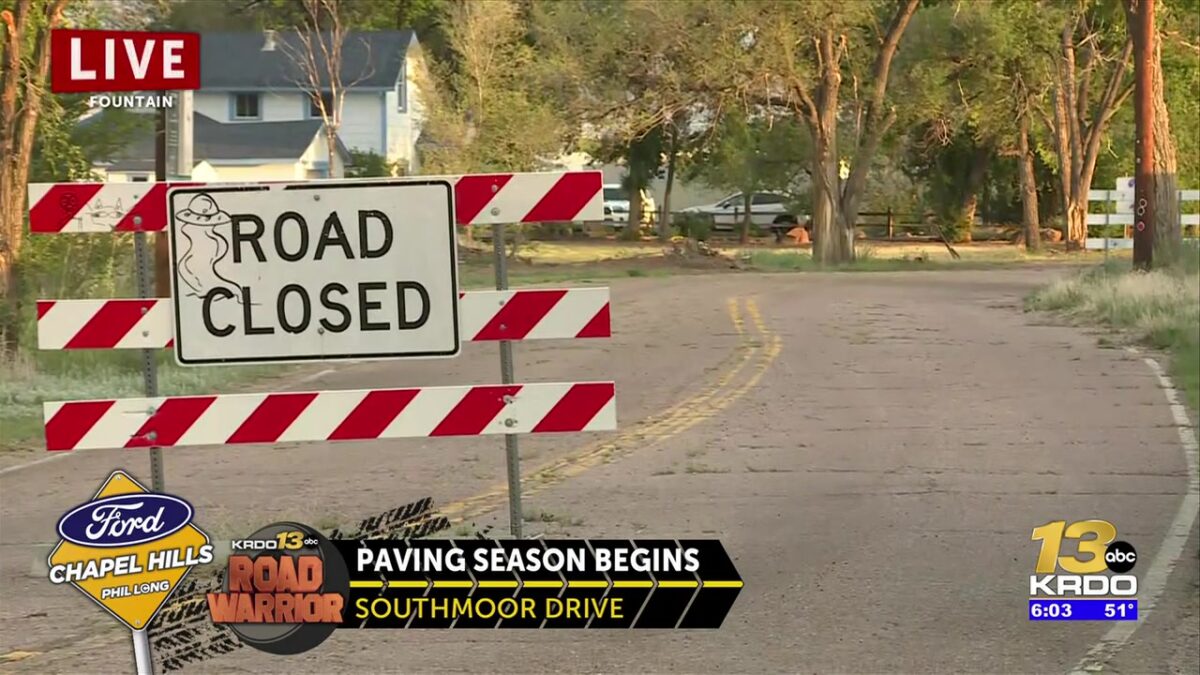 Southmoor Drive repaving set to finish by early August after erosion fix