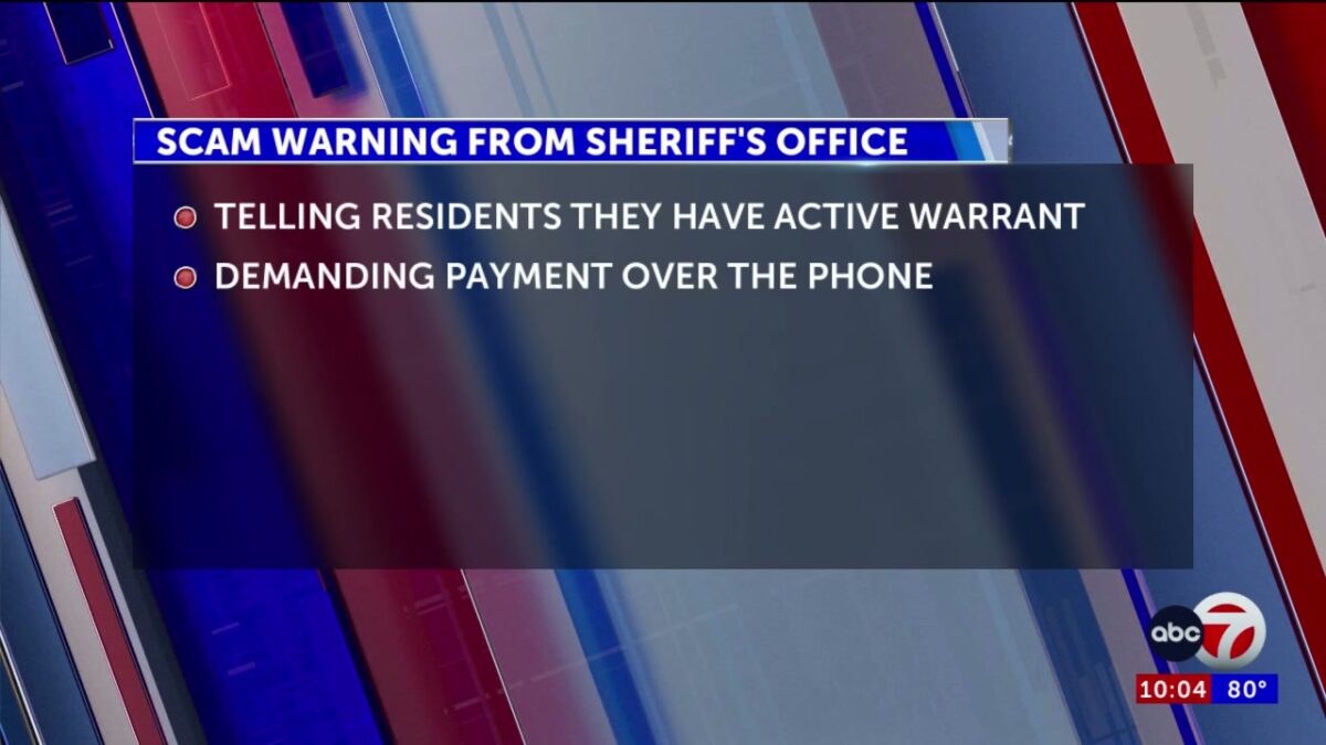 Scam alert: El Paso County Sheriff’s Office warns about fake warrant calls
