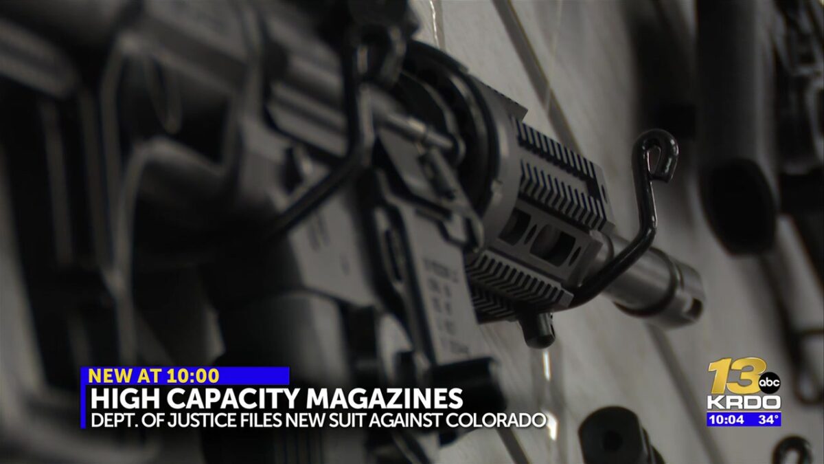 DOJ sues Colorado over high-capacity magazine ban