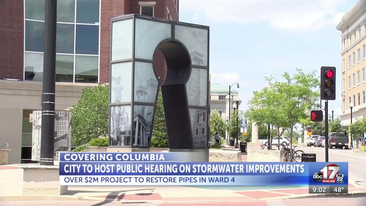 City of Columbia to host public hearing on over $2 million stormwater improvement project