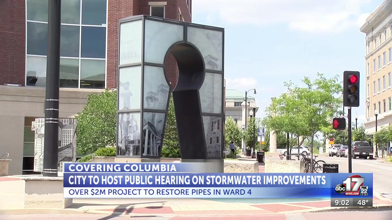 City of Columbia to host public hearing on over $2 million stormwater improvement project