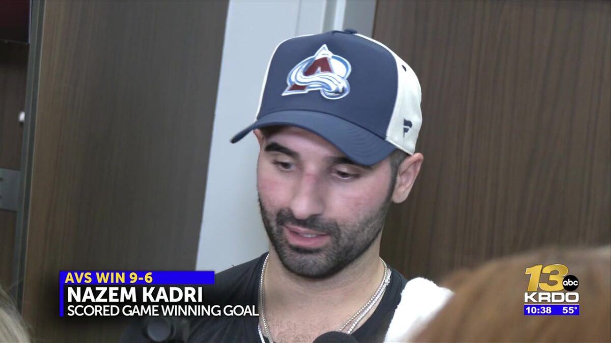 Nazem Kadri talks about scoring the game winning goal in game one against the Wild