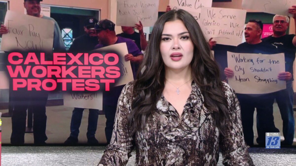 Workers in Calexico protest over new contract