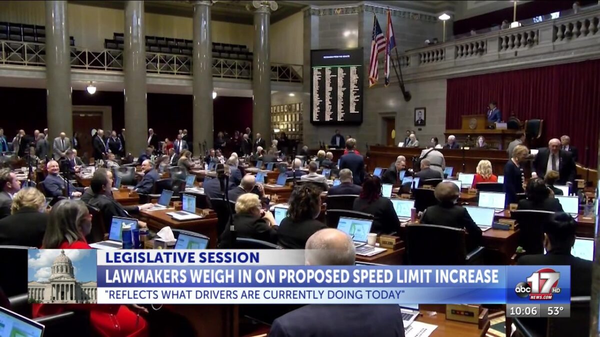 Missouri lawmakers say proposed speed limit increase reflects reality on rural interstates