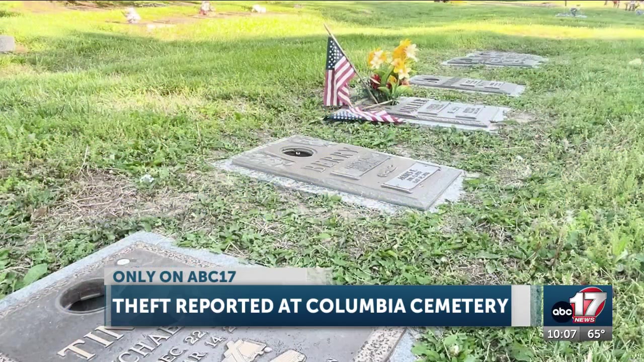 Family member details vase thefts from gravesites at Columbia cemetery