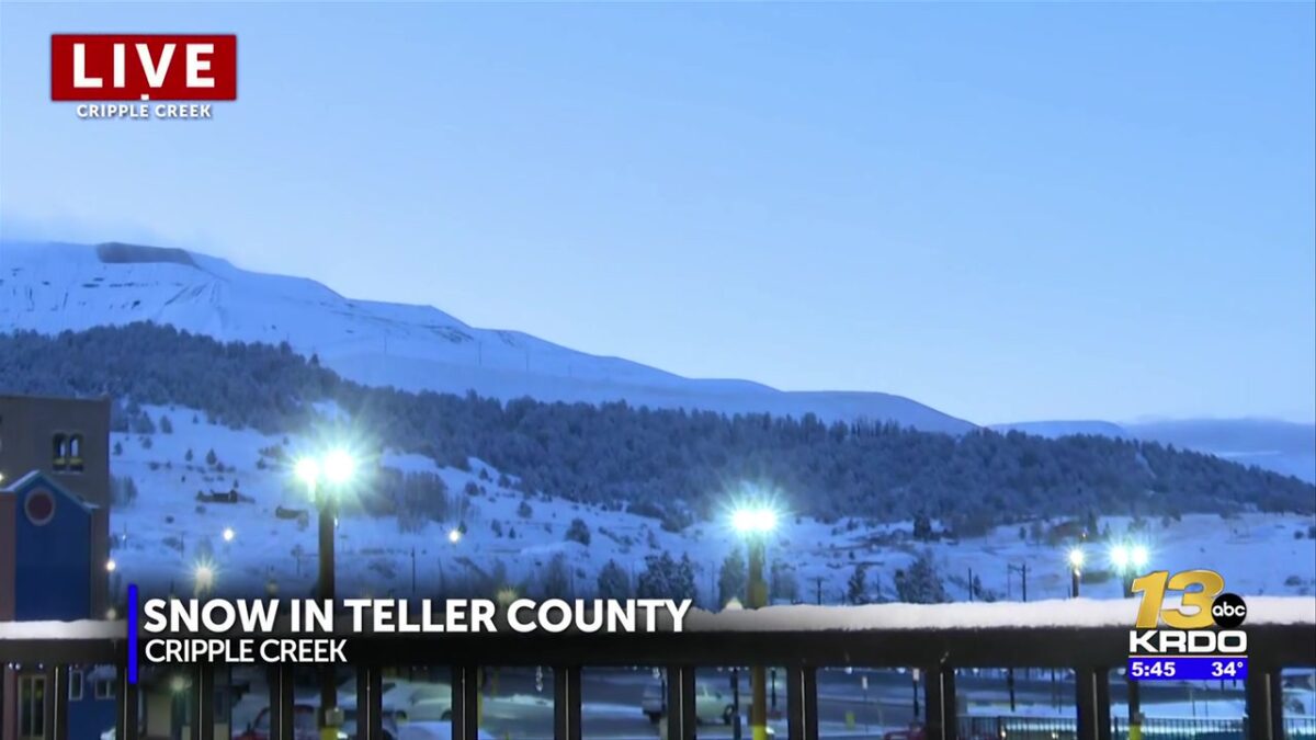 Morning commute: Icy and foggy conditions on Highway 67 into Cripple Creek