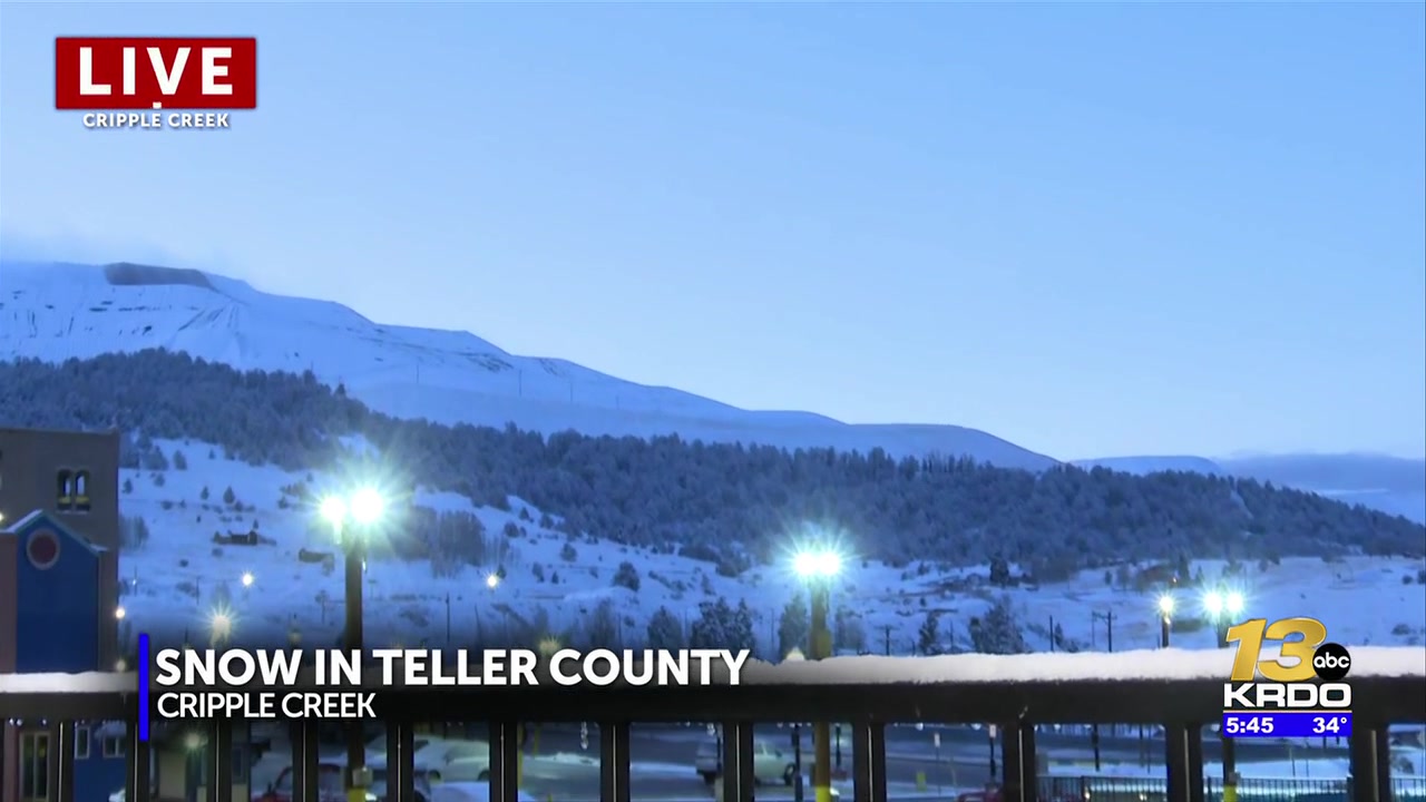 Morning commute: Icy and foggy conditions on Highway 67 into Cripple Creek