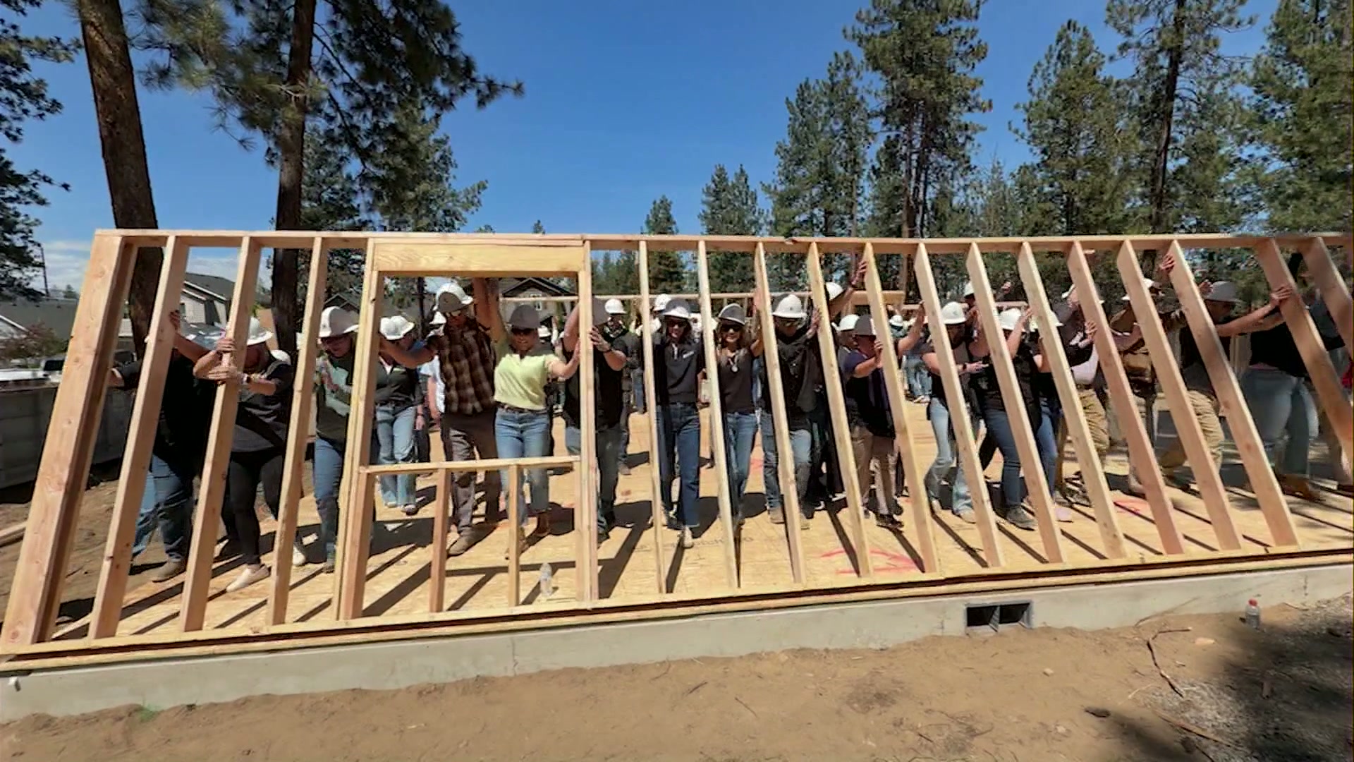 Raising walls and spirits: Non-profit and future homeowner spread message of hope in Bend