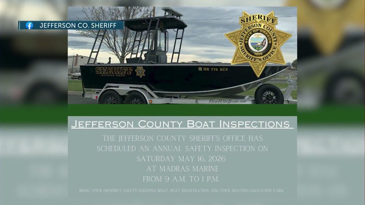 Jefferson County Sheriff’s Office urges residents to complete 2026 boat inspection