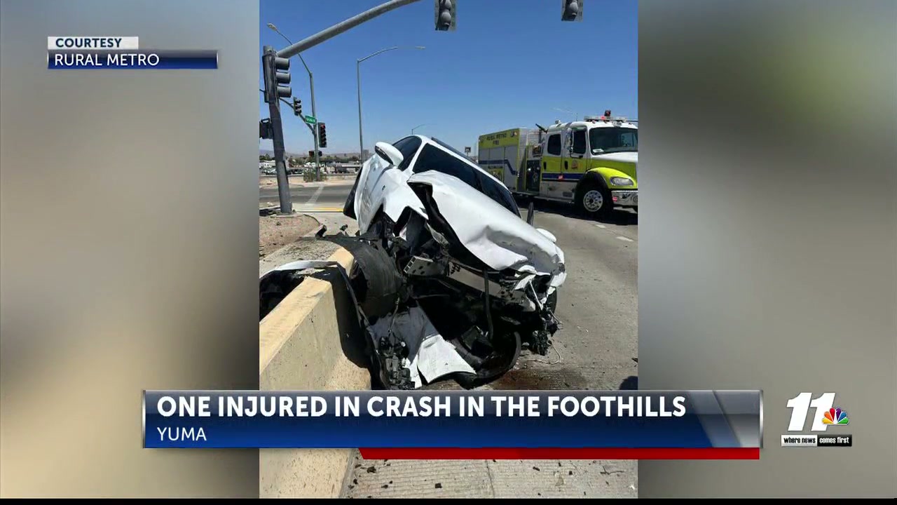 Rural Metro responds to two-vehicle crash on Fortuna Overpass