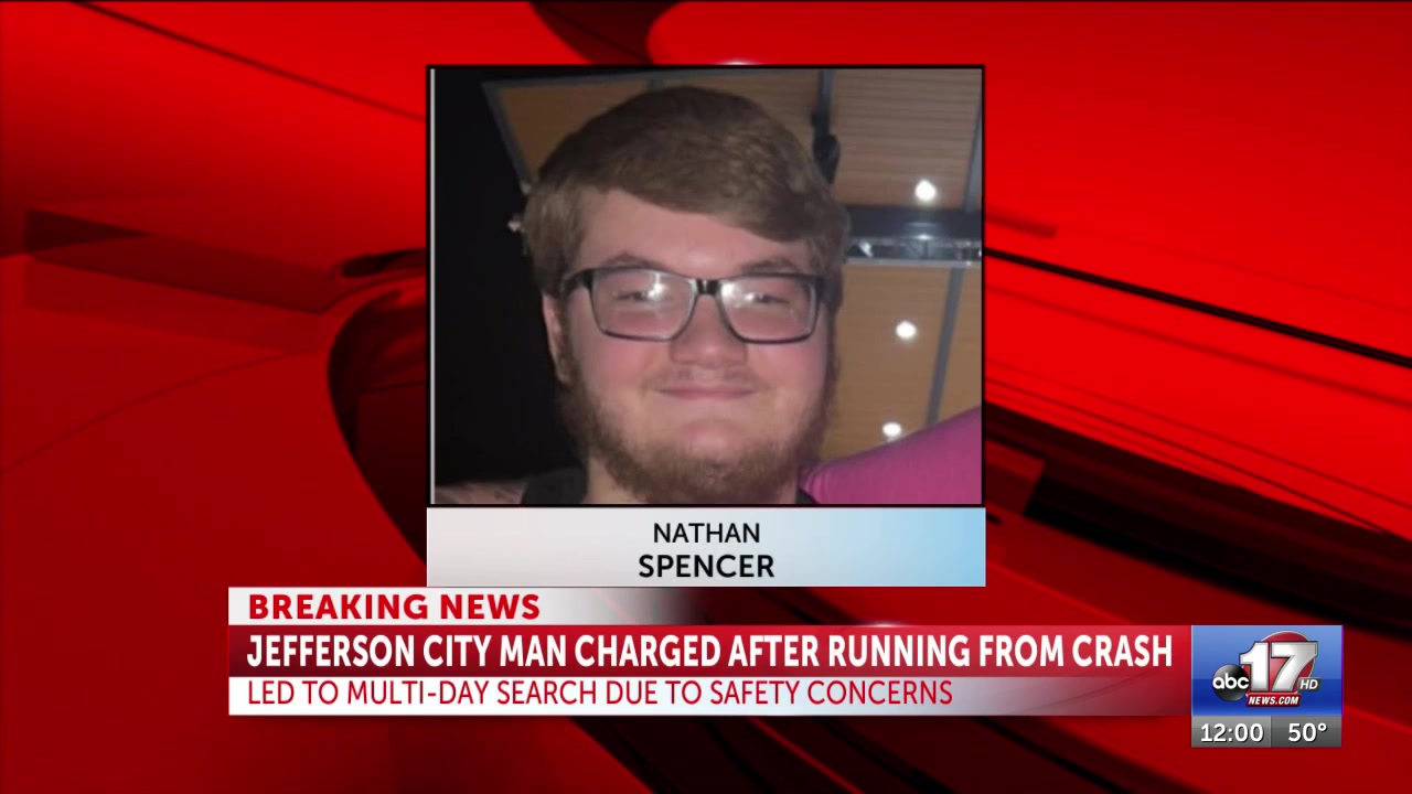 Jefferson City man whose run from crash led to search is charged criminally