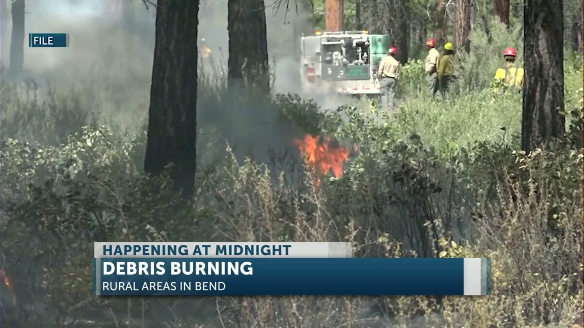 REMINDER: Outdoor debris burning in Bend area to end tonight