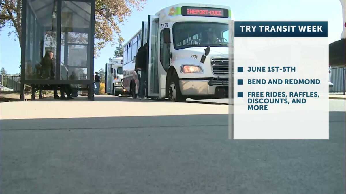 Ride for free: Cascades East Transit’s Try Transit Week kicks off June 1st