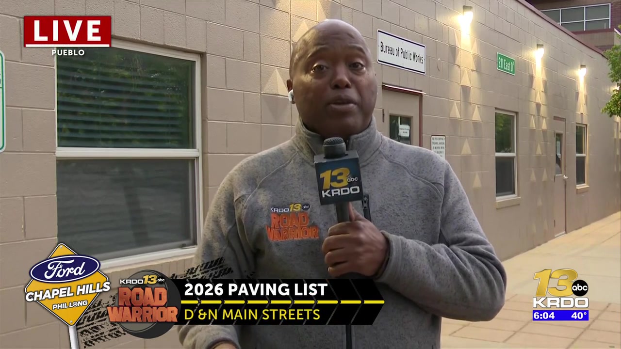 Downtown area is center of Pueblo street repaving this season