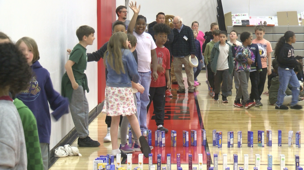 Students collected nearly 2