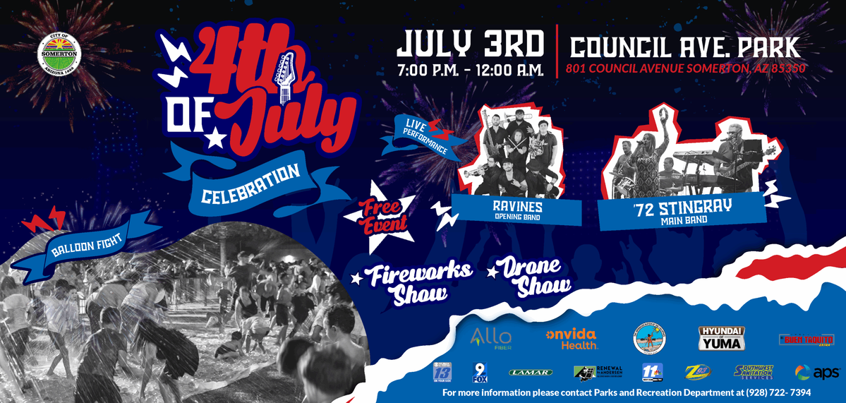 4th of July celebration to be held in Somerton