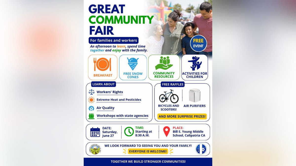 Great Community Fair happening in Calipatria this weekend