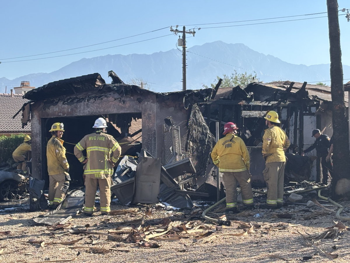 Fire damages two homes in Desert Hot Springs
