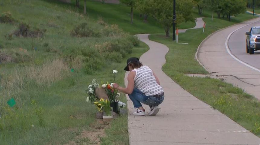 A man already driving with a suspended license from a DUI is now accused of intentionally plowing into three people on a sidewalk in Colorado.