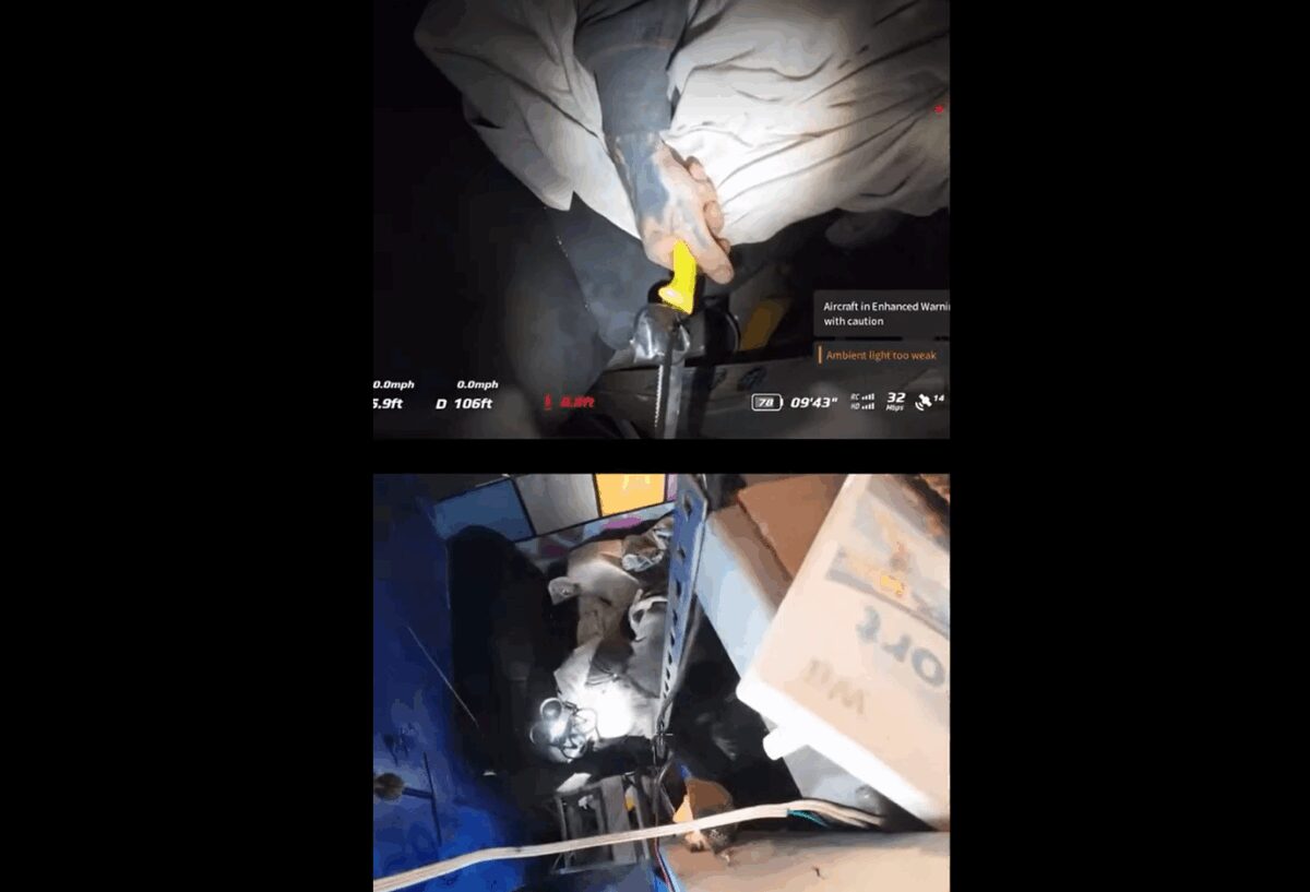The Sacramento County Sheriff’s Office on Monday released video footage showing deputies using a drone to disarm a wanted parolee during a standoff last week.