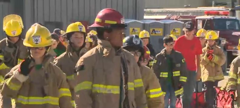 Nearly 90 middle school age kids are spending Monday through Friday of this week at the Roseville Fire Training Center learning all about what it takes to be members of the fire service.