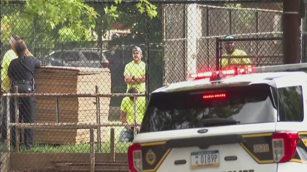 A woman has died after falling about 30 feet from construction scaffolding at Obama Academy in Pittsburgh