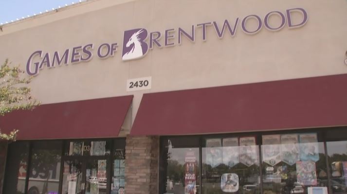 Thousands of dollars worth of Pokémon cards were stolen from a Brentwood store over the weekend in a burglary that was caught on video.